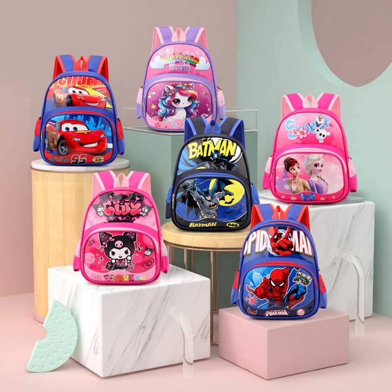Marvel Hero Print Bag Kuromi Children's Small School Bag 3-5 Years Old Kindergarten Backpack Kindergarten School Bag