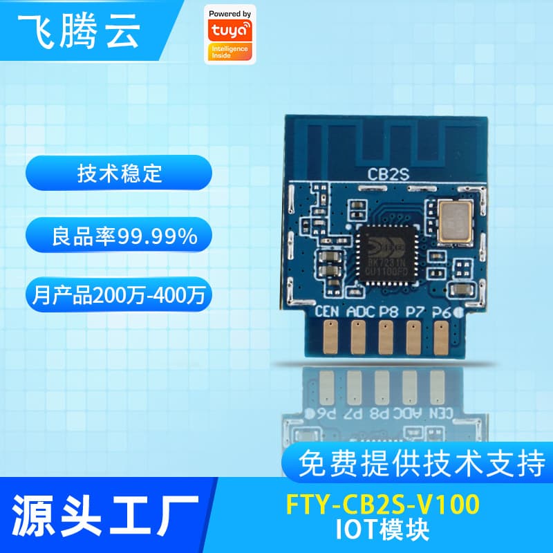 CB2S Smart IoT Module Smart Home IoT Development Board WiFi + BT Tuya IoT Module Manufacturer