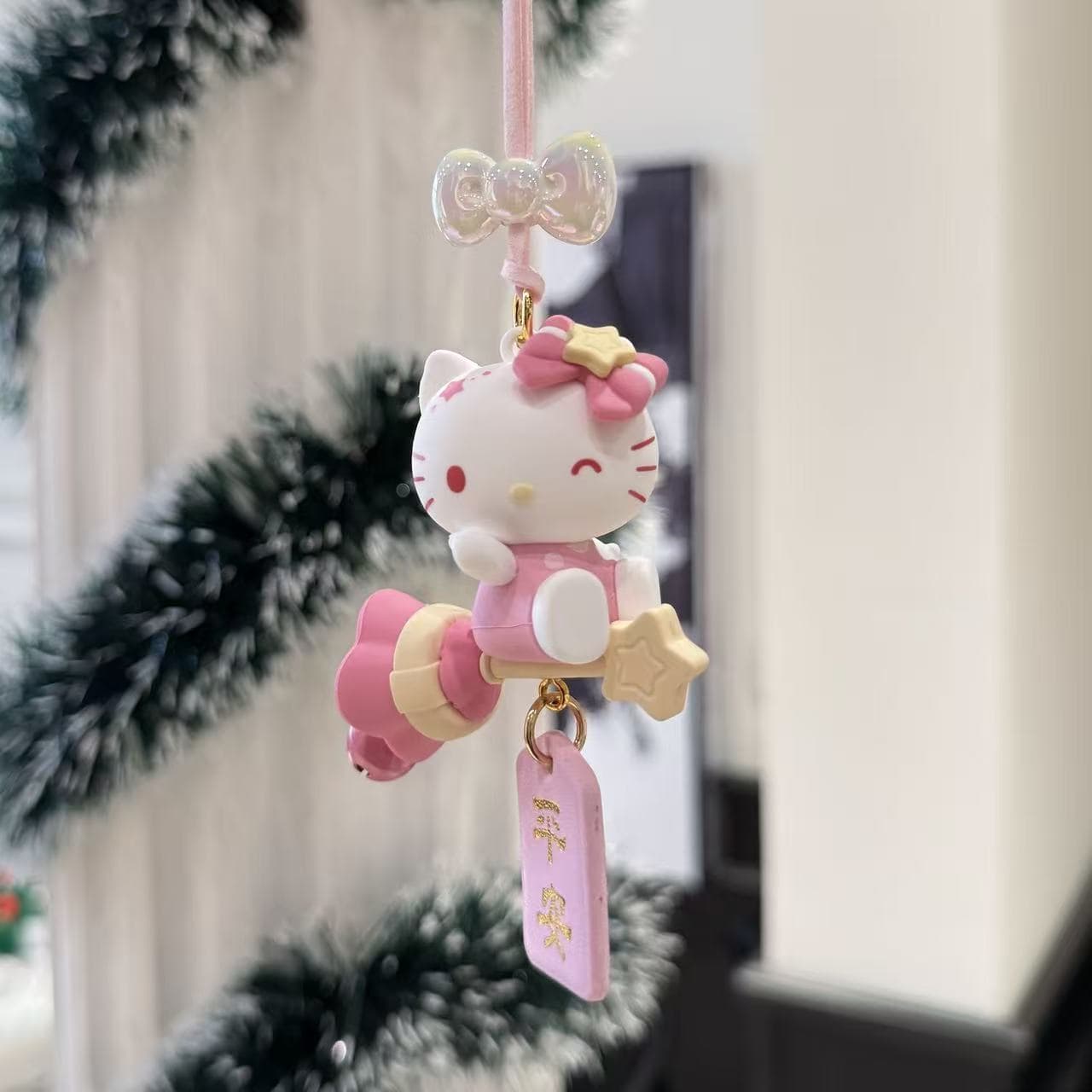 Fantasy Hello Kitty Kuromi pendant car hanging Melody cinnamon dog girl heart car decoration