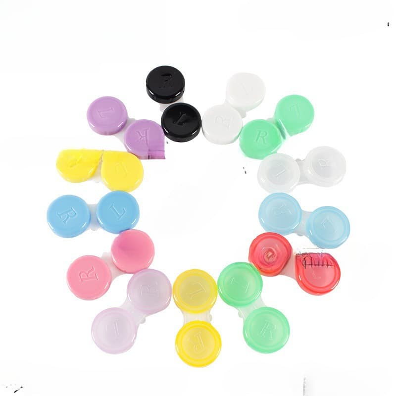 Double Cross-Border Contact Lens Storage and Organizing Case, Influencer Favorite, Available in Assorted Candy Colors