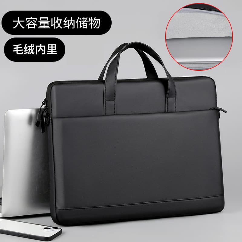Factory Wholesale Laptop Bag Leather Film 14 Inch 15.6 Inch Laptop Bag Single Shoulder Ultra-Thin Sleeve Case