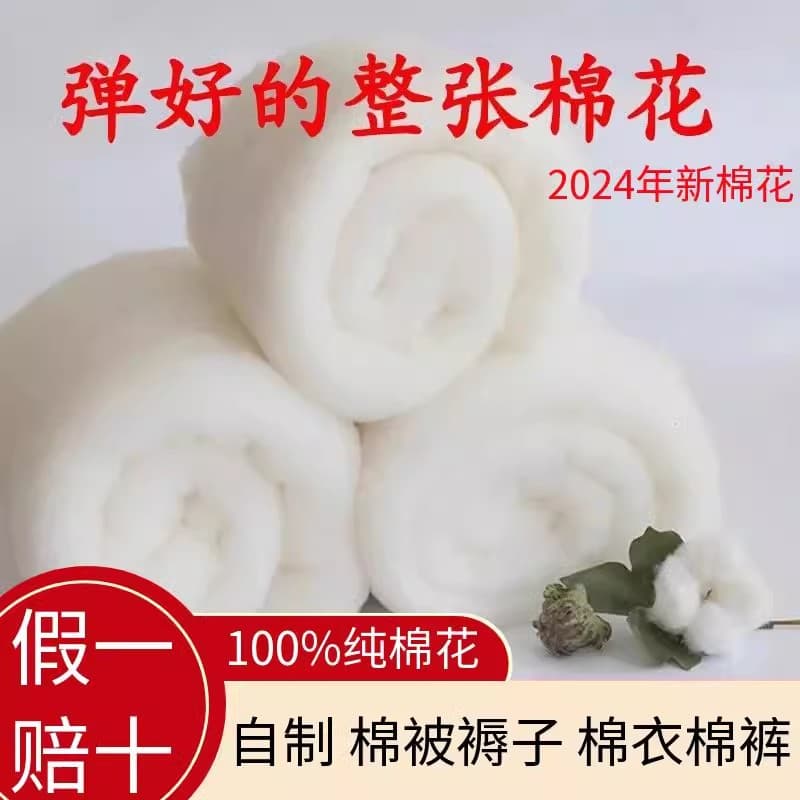 Authentic Xinjiang Cotton First-Grade Premium Long-Staple Bulk Cotton Quilt Filling Wadding Batting Handmade Mattress Filling