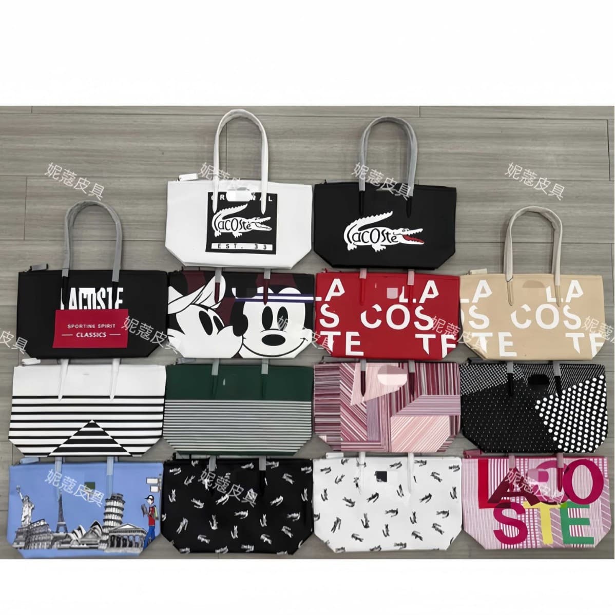 French Printed Large-Capacity Practical Tote Bag for Women, Suitable for Commuting, Shoulder and Hand Carry, Versatile Trendy Women's Bag