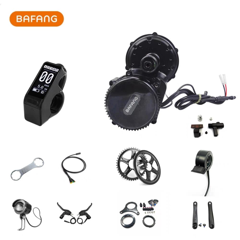 Bafang BBSG340 Mid-Drive Motor Kit for Folding Bike Electric Bike Conversion with SW102 Display