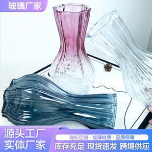 Hydroponic Glass Vase Desktop Decoration, Light Luxury Transparent Glass Vase for Flower Arrangement, High-End Small Vase Set