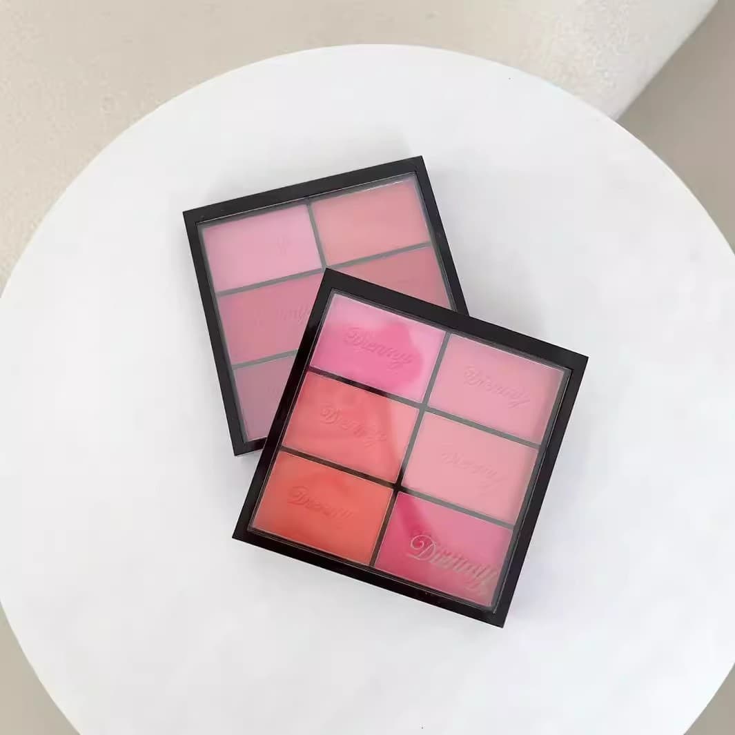 Makeup Artist Special Dai Ying Mei Six-color Blush Delicate Saturated Color Primer Girl Pearlescent Matte Rouge