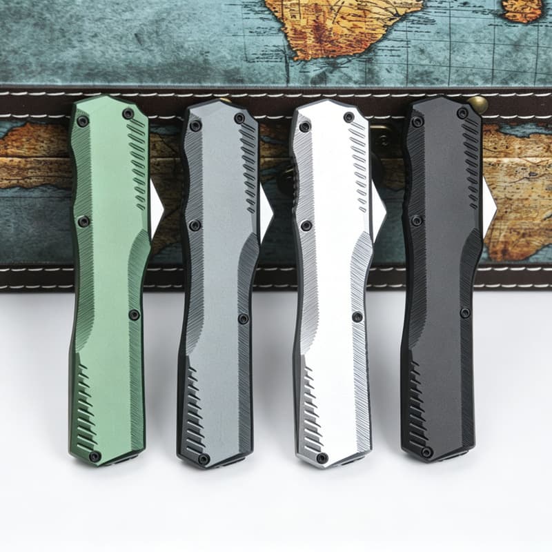 Cross-border Aluminum Alloy Camping Multi-function Folding Knife Portable Outdoor Hiking Tool Pocket Sharp Knife In Stock