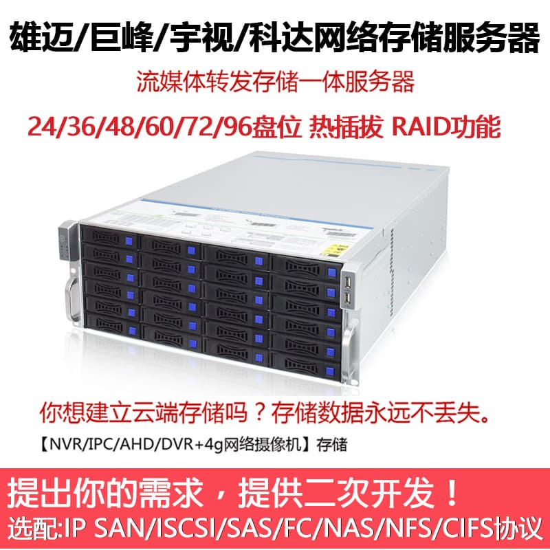 Uniview 24-Bay 128-Channel RAID NVR Project Series Server NVR NVR-S300-R16/128