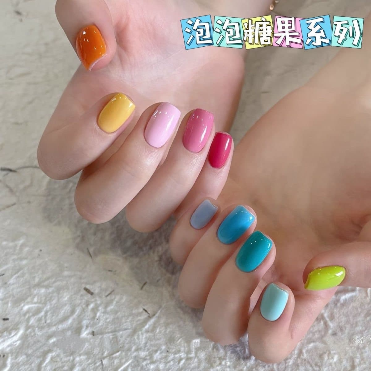 Sweet Heart Bubble Candy Series Gel Polish 2025 New Trendy Colors Nail Salon Professional UV Gel Polish