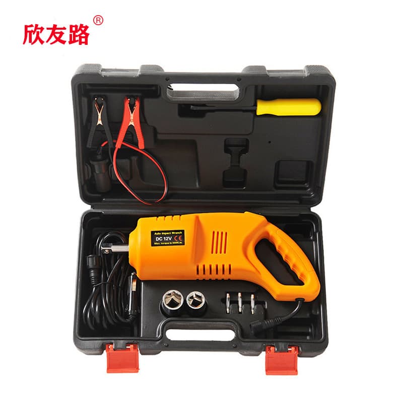 12V Car Electric Wrench, High Torque Tire Removal Equipment, Car-mounted Electric Pneumatic Wrench Wholesale