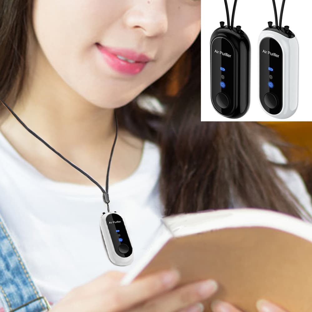 Best-selling Wearable Necklace Air Purifier with 1.2 Billion Negative Ions, Stock Available for Wholesale