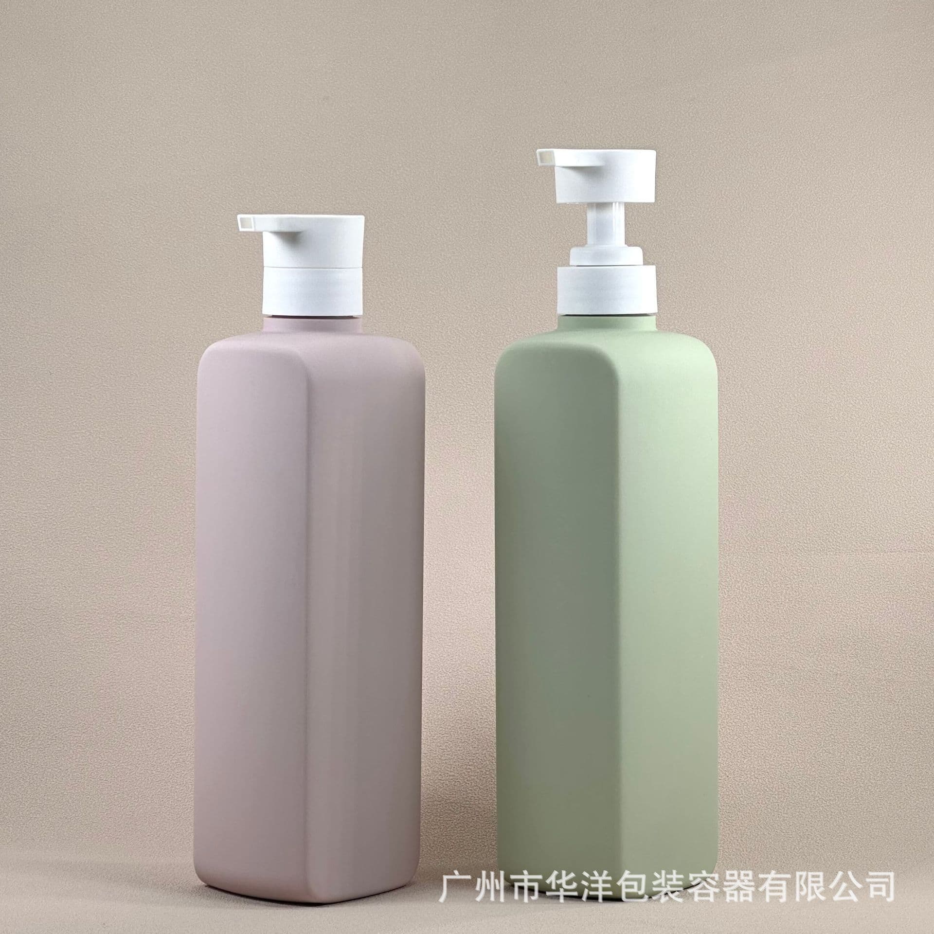 800ml Shampoo PE Material Plush Material Plastic Press Bottle Square Bottle Special-Shaped Bottle Conditioner Bottle Shower Gel
