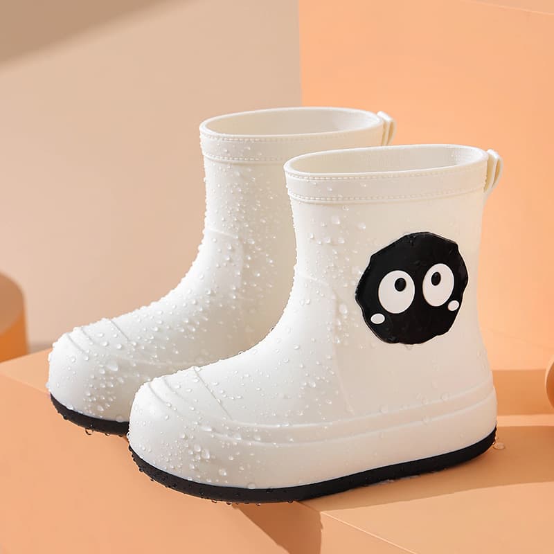 Cute cartoon children's rain boots, waterproof shoes for boys, girls, students, and older children.