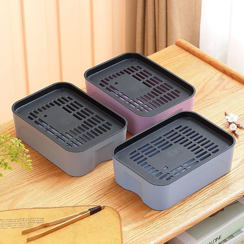 Gongfu tea set travel tea tray car storage box construction site office portable camping lightweight foldable