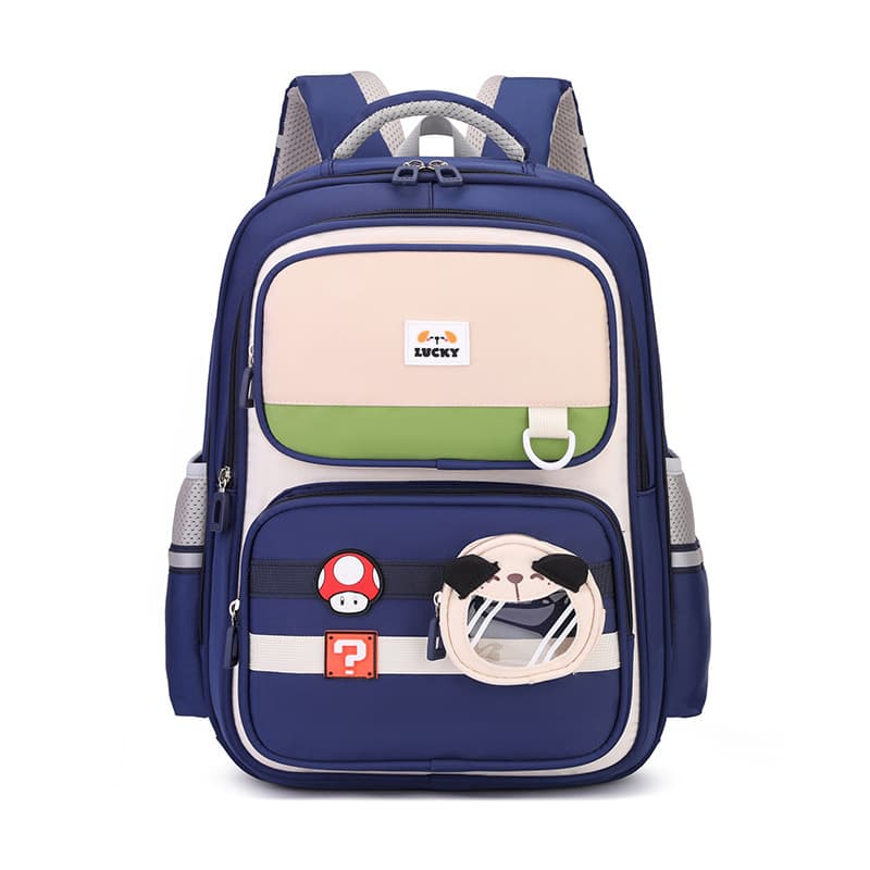 New cartoon childlike schoolbag for primary school students for grades 1-6, lightweight and burden-reducing large-capacity backpack, factory direct sale