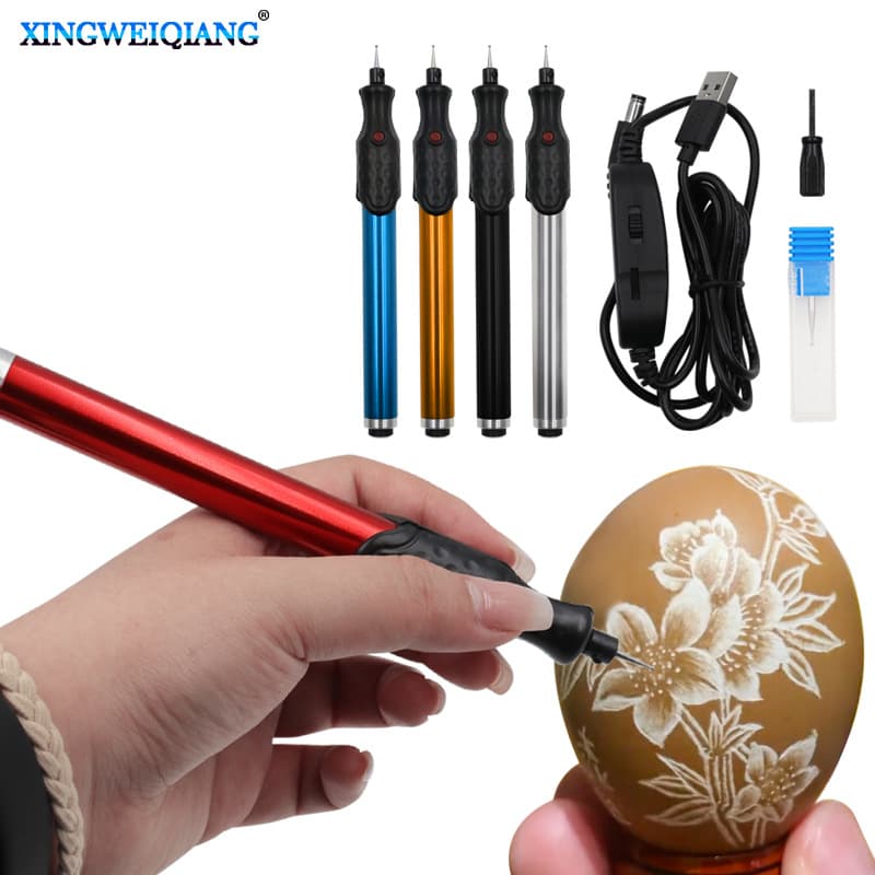 Mini Electric Grinder Micro Engraving Electric Engraving Pen Glass Wood Metal Suitable Engraving Pen Cross-border E-commerce
