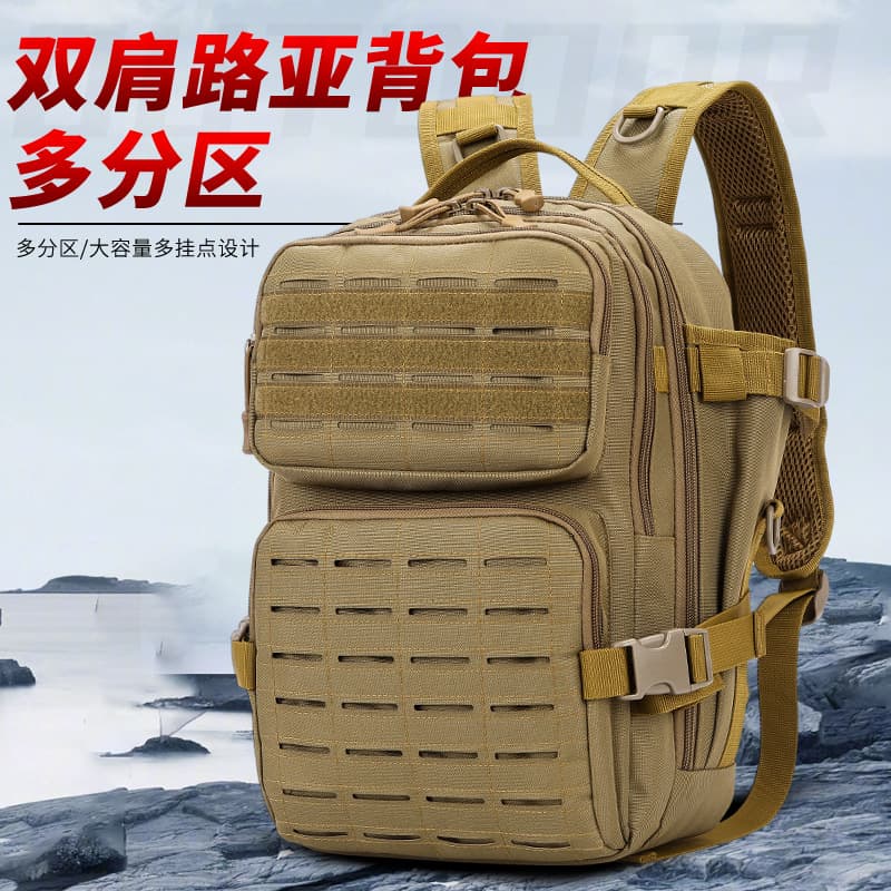 Cool Walker New Tactical Backpack Waterproof Laser Cut Backpack Outdoor Multi-Function Sports Hiking Backpack Wholesale