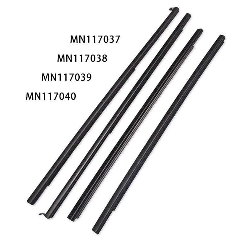 Suitable for Mitsubishi Pajero 2001-2016 car door window water-blocking external pressure-cut water sealing trim strip