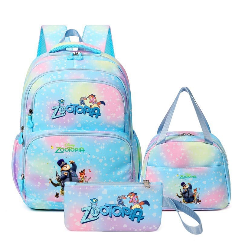 Cross-border Zootopia 2 peripheral anime schoolbag cartoon print primary school student backpack large capacity backpack