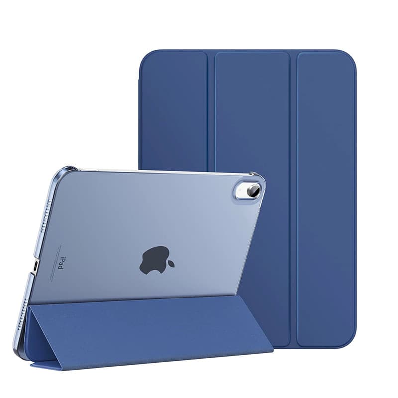 iPad 10 Tablet Case 10.9-inch Tri-Fold Semi-Transparent PC Frosted Shell iPad Mini 6/7 Protective Cover