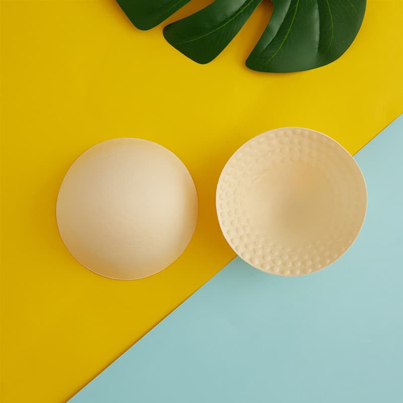 Large Size Massage Point Round Insert Bikini Swimsuit Cup Underwear Yoga Clothing Bra Girl Beautiful Back Cotton Breast Pad