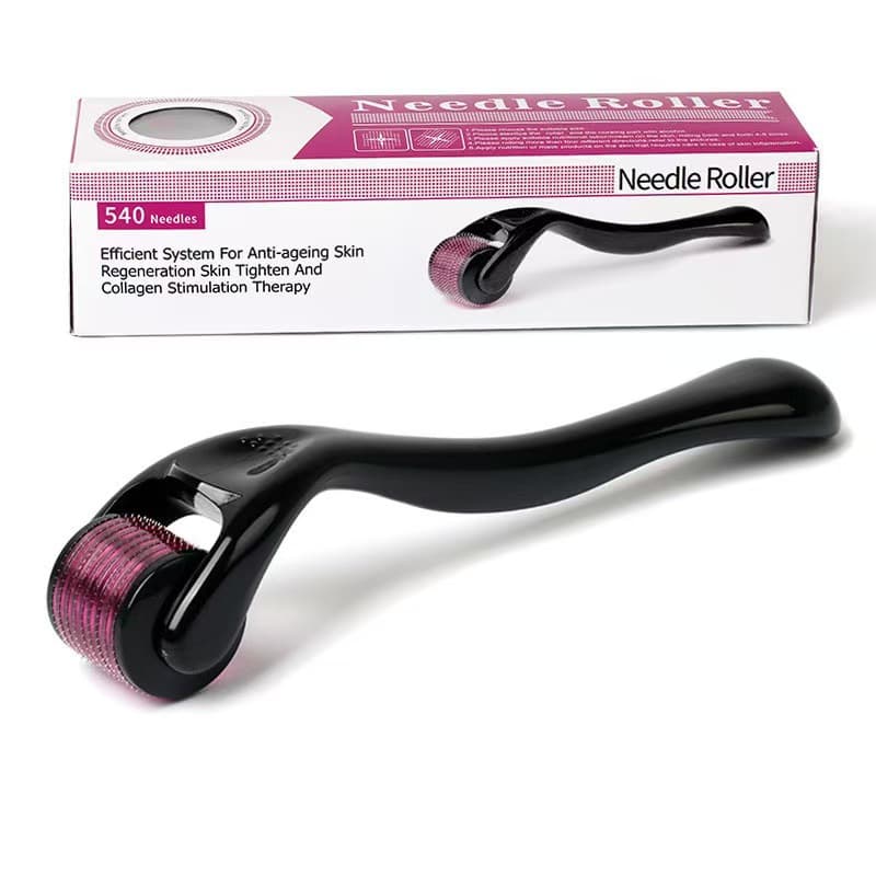 Scalp care Amazon 540 microneedle roller home with hair thickening liquid beauty tool saline solution