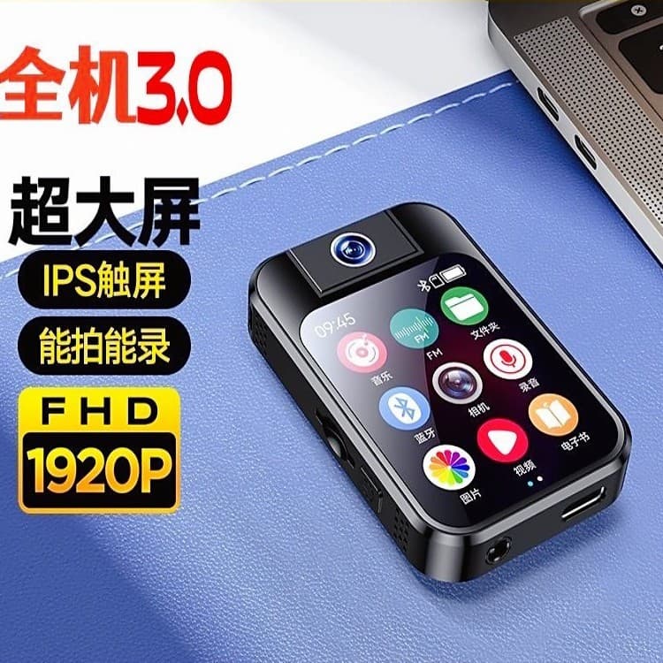 Cross-border MP3 Color Screen Action Camera HD Bluetooth Clip-on Body Camera HD Outdoor Cycling Recorder