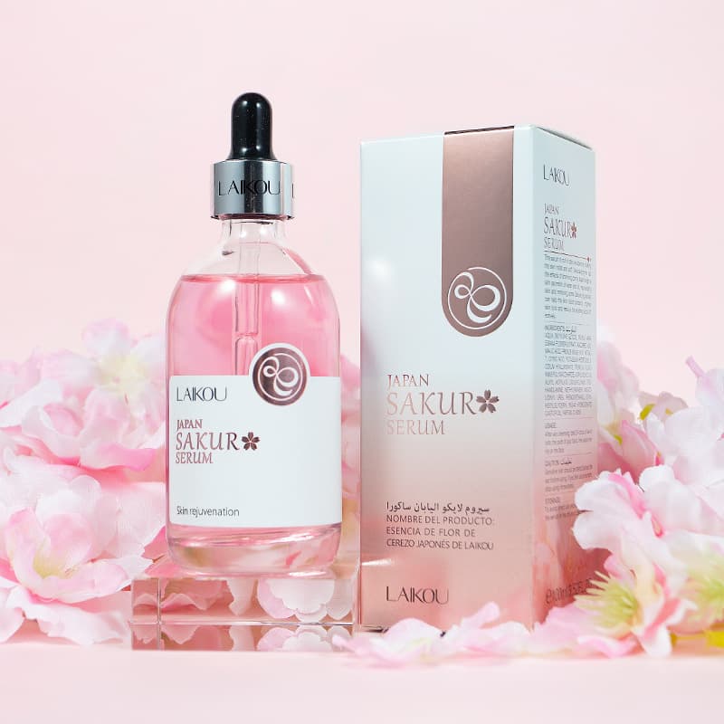Cross-border Laikou Japanese Cherry Blossom Essence 100ml Serum Moisturizing Facial Care Wholesale