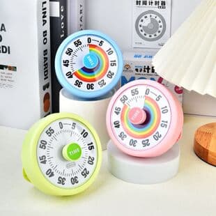 Cartoon Electronic RB870 Visual Electronic Timer, Rainbow Student Time Management Cartoon Timer