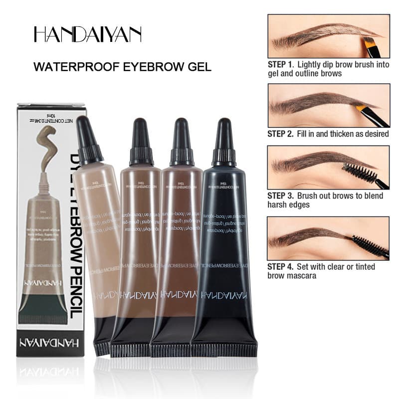 Cross-border Eyebrow Tint Gel Shaping Handaiyan Eyebrow Gel Light Brows Long-lasting Waterproof Smudge-proof Liquid Eyebrow Gel Eyebrow Tint