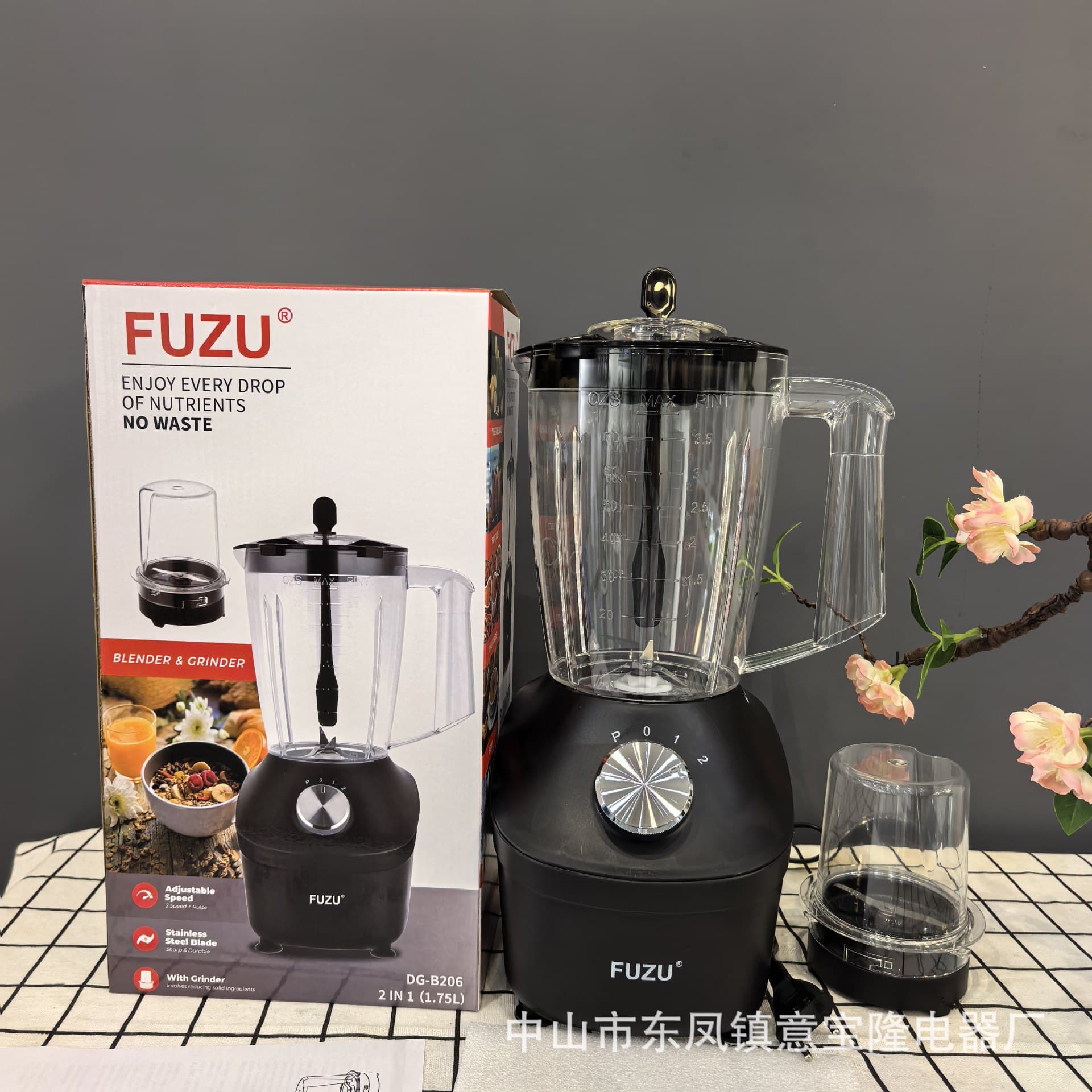 Food Processor, Baby Food Maker, Dual-Cup Blender, Blender for Baby Food, Voltage Adaptation Certified