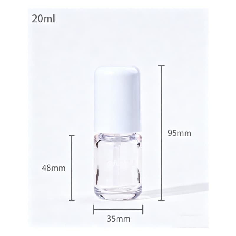 PETG Clear Plastic Bottle 20/50/110/150ml Press-Type Essential Oil Dispenser Bottle, Skincare Lotion Bottle