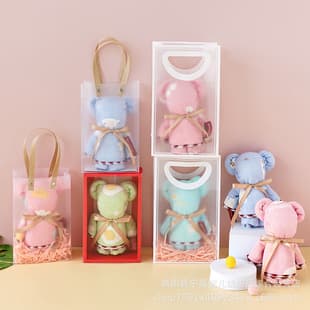 Bear Towel Gift Set Gauze Towel for Wedding, Newlywed, Full Moon Return Gift, New Year Gift, Towel Gift
