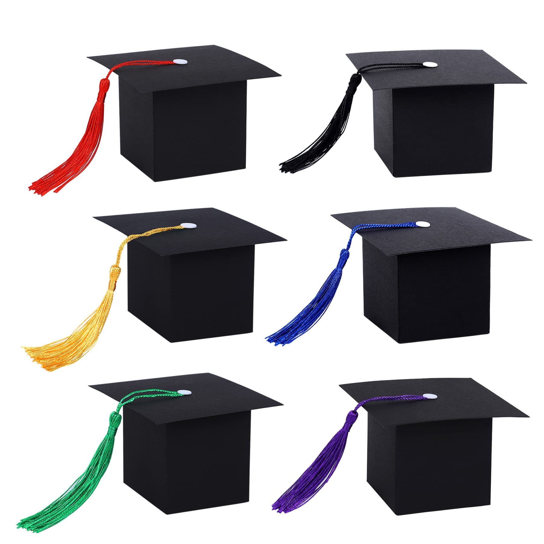 TEMU Graduation Hat Candy Box Creative Gift Box Graduation Season Party Decoration Props Doctoral Hat Gift Box Tassel Gift
