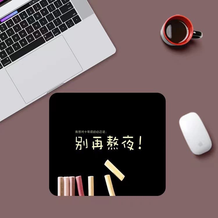 Factory Direct Gaming Locking Edge Mouse Pad Cartoon Small Thickened Large Advertising Computer Office Desk Mat