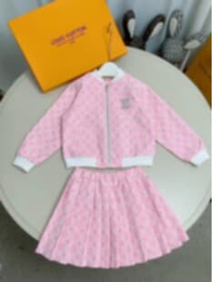 2026 Children's Fall/Winter Set, Baby Girl Two-Piece Set with Floral Jacket and Pants, Girls Autumn/Winter