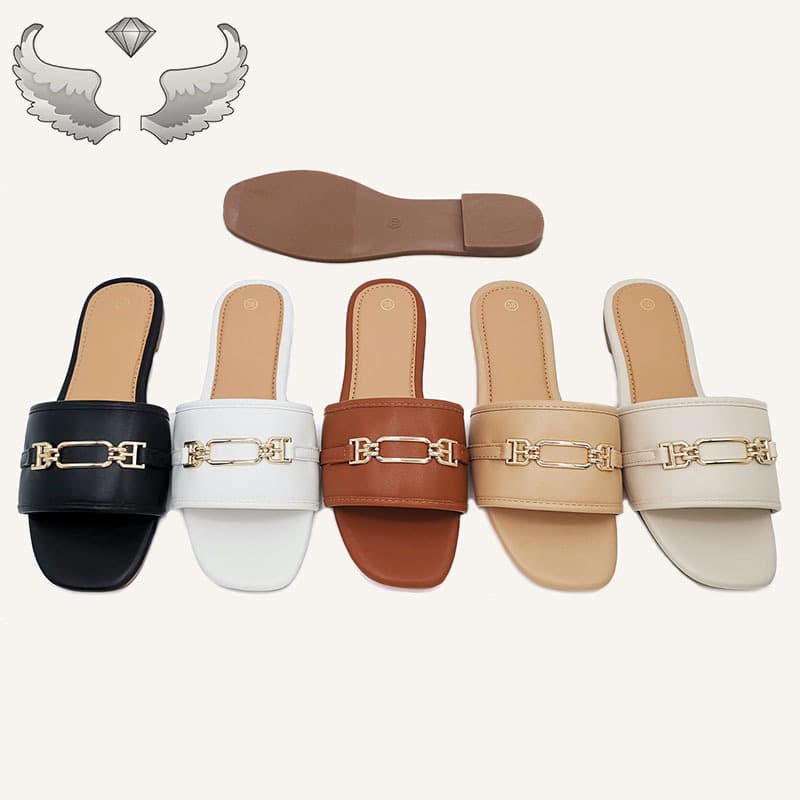 Belize cross-border direct selling women's craft shoes fashion accessories non-slip versatile slippers Ladies slippers