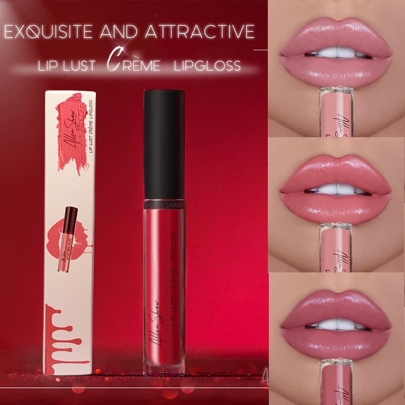 Cross-border Lip Gloss Allen Shaw Creme Lip Gloss Moisturizing Non-Drying Amazon Fully Managed
