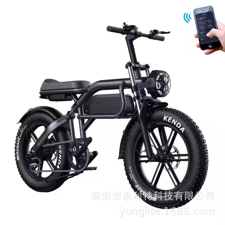 20-inch 4.0 fat tire electric bicycle lithium battery helps cross-border export of off-road wide tire snowmobiles