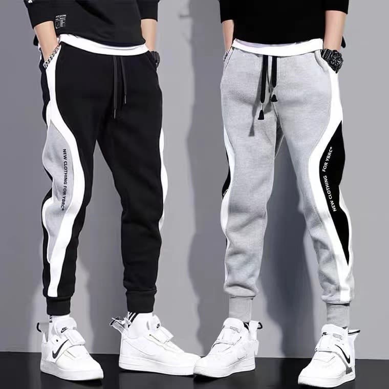 Summer thin sweatpants for men, Korean style trendy brand casual pants, large size leggings sweatpants, loose and versatile pants for men
