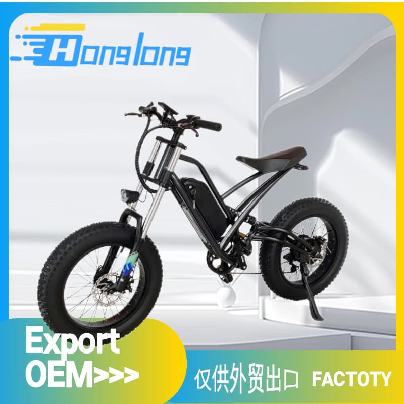 Electric Mountain Bike Wholesale 20-Inch 1000W Fat Tire Motorcycle 48V Off-Road Electric Bicycle