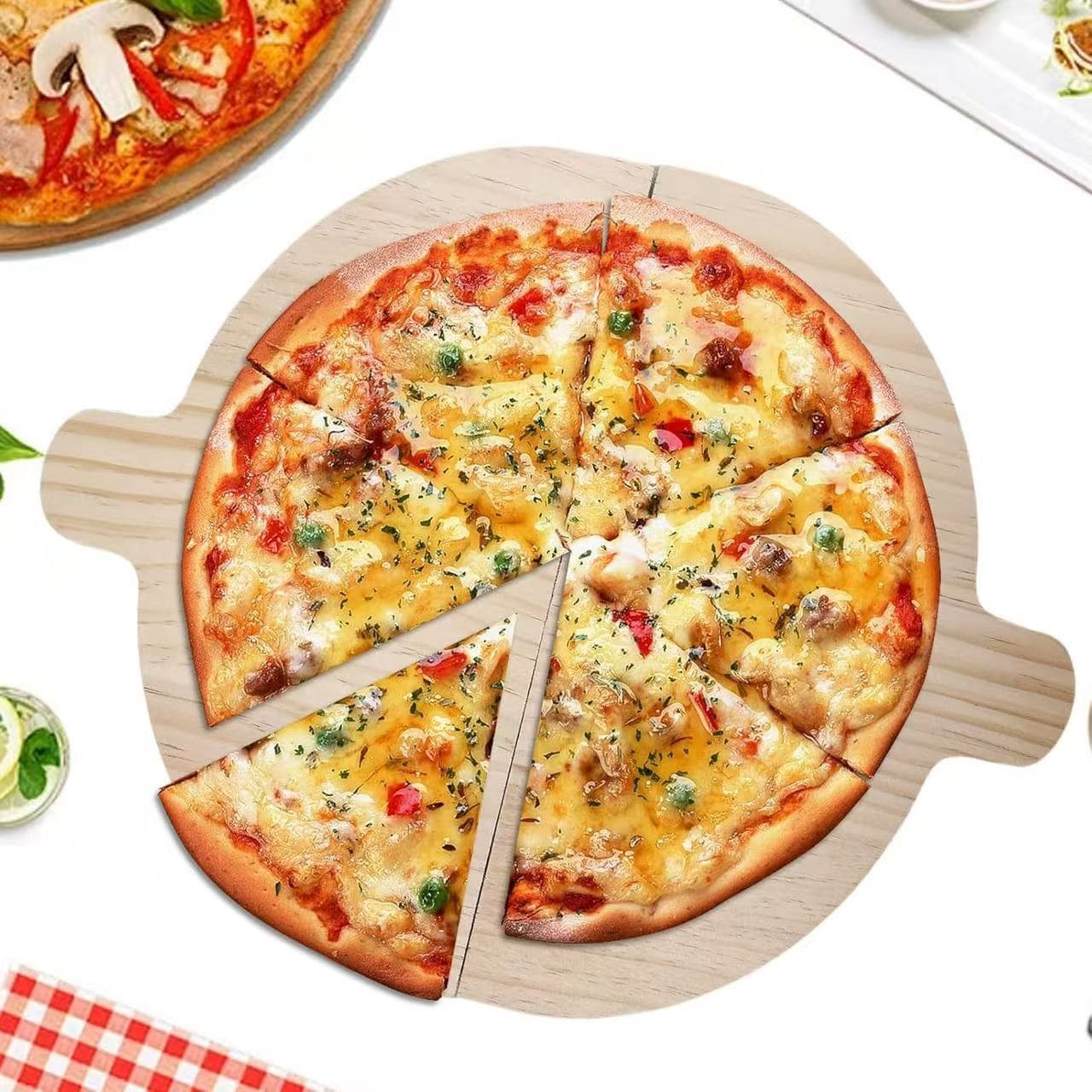 Wooden Pizza Peel for Pizza Shovel, Pizza Machine, Pizza Bread, Cheese Serving Board