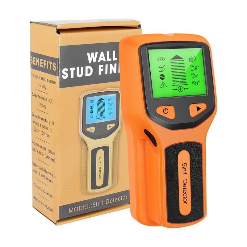 New 5-in-1 Wall Detector Metal Screw Column Detector Measurement Instrument Wall Metal Safety Protection/inspection