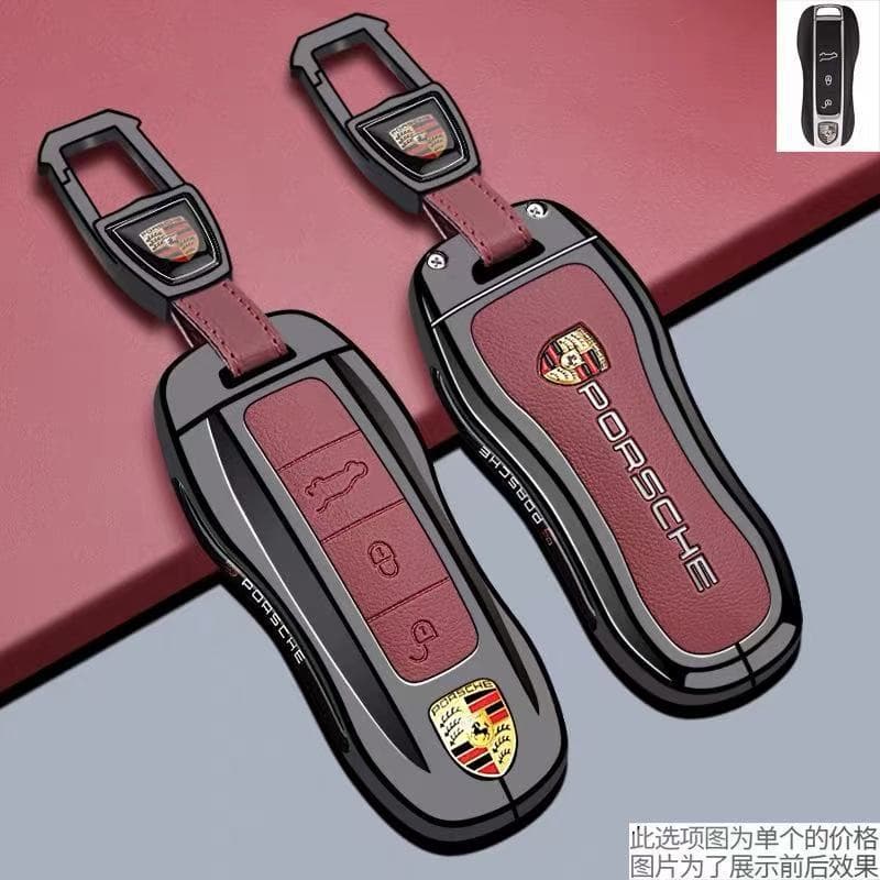 Compatible with Porsche Cayenne Key Case Panamera Macan Car Key Cover 911 Shell