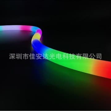 LED Neon Flexible Soft Light Strip LED Neon Tube WS2811 RGB Round 360-Degree Dream Color Neon Tube
