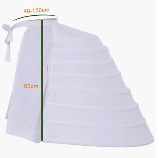 Princess dress with extra large bustle and adjustable mid-length fishbone Lolita wedding dress with inner bustle