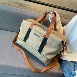 Large Capacity Travel Duffle Bag Waterproof Storage Bag for Men Women Lightweight Short Trip Business Travel Oxford Cloth