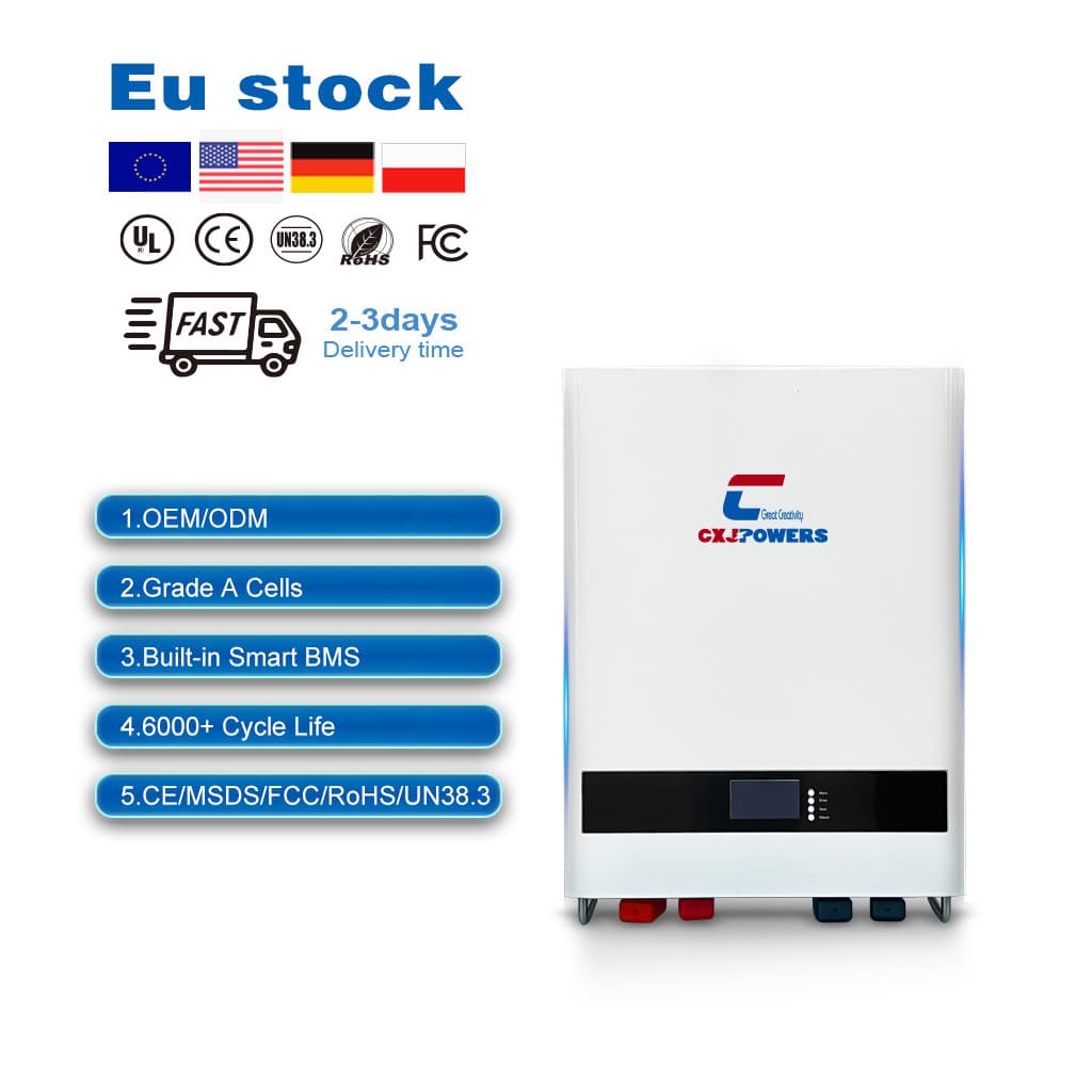 New Energy Home 5kWh 10kWh Energy Storage System Power Supply 25.6V 100Ah 200Ah Wall-Mounted Photovoltaic Lithium Battery