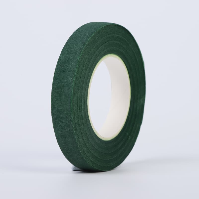 Handmade Floral Tape DIY Crepe Paper Green Tape Bouquet Flower Silk Wrapping Material Stretchable Colored Tape