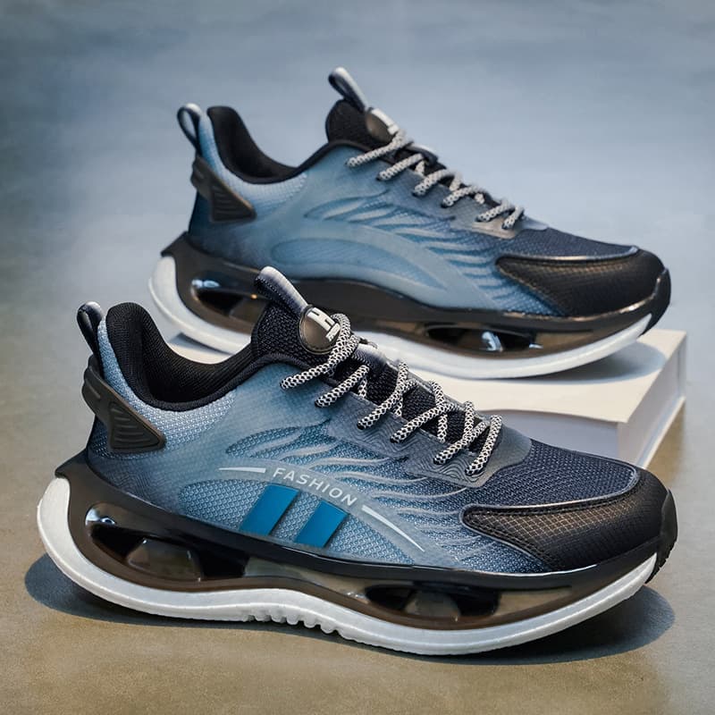 New Cold Adhesive Men's Shoes Spring/Summer Breathable Mesh Casual Popcorn Sports Running Dad Shoes